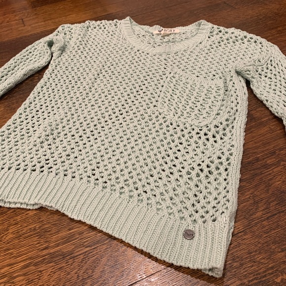 Roxy Teal Coverup Top - Picture 4 of 6